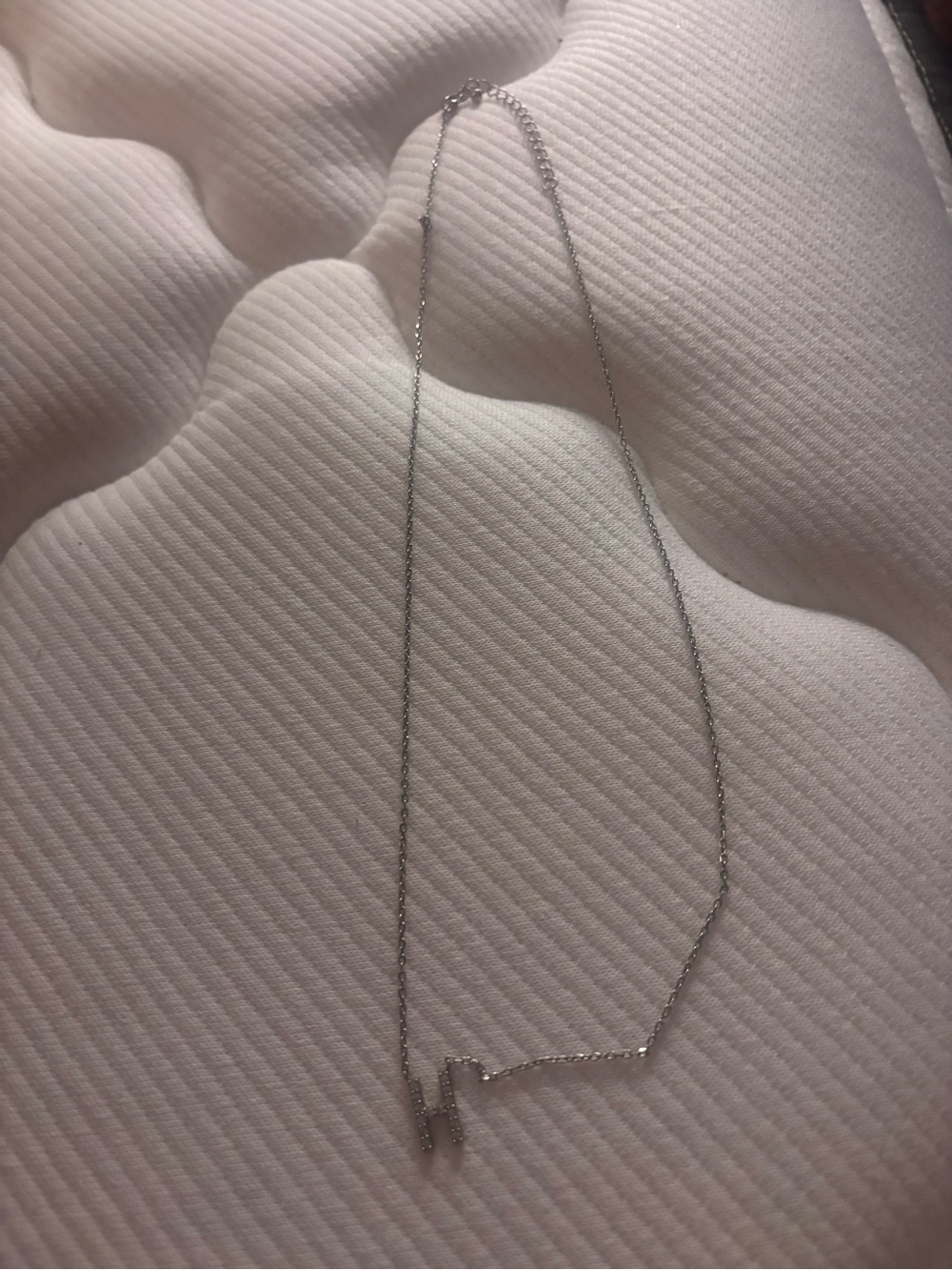 Sterling Silver Initial H Pendant Necklace - Women's Jewelry
